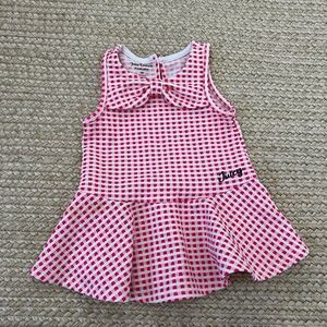 Juicy couture pink and white dress size 18M girls